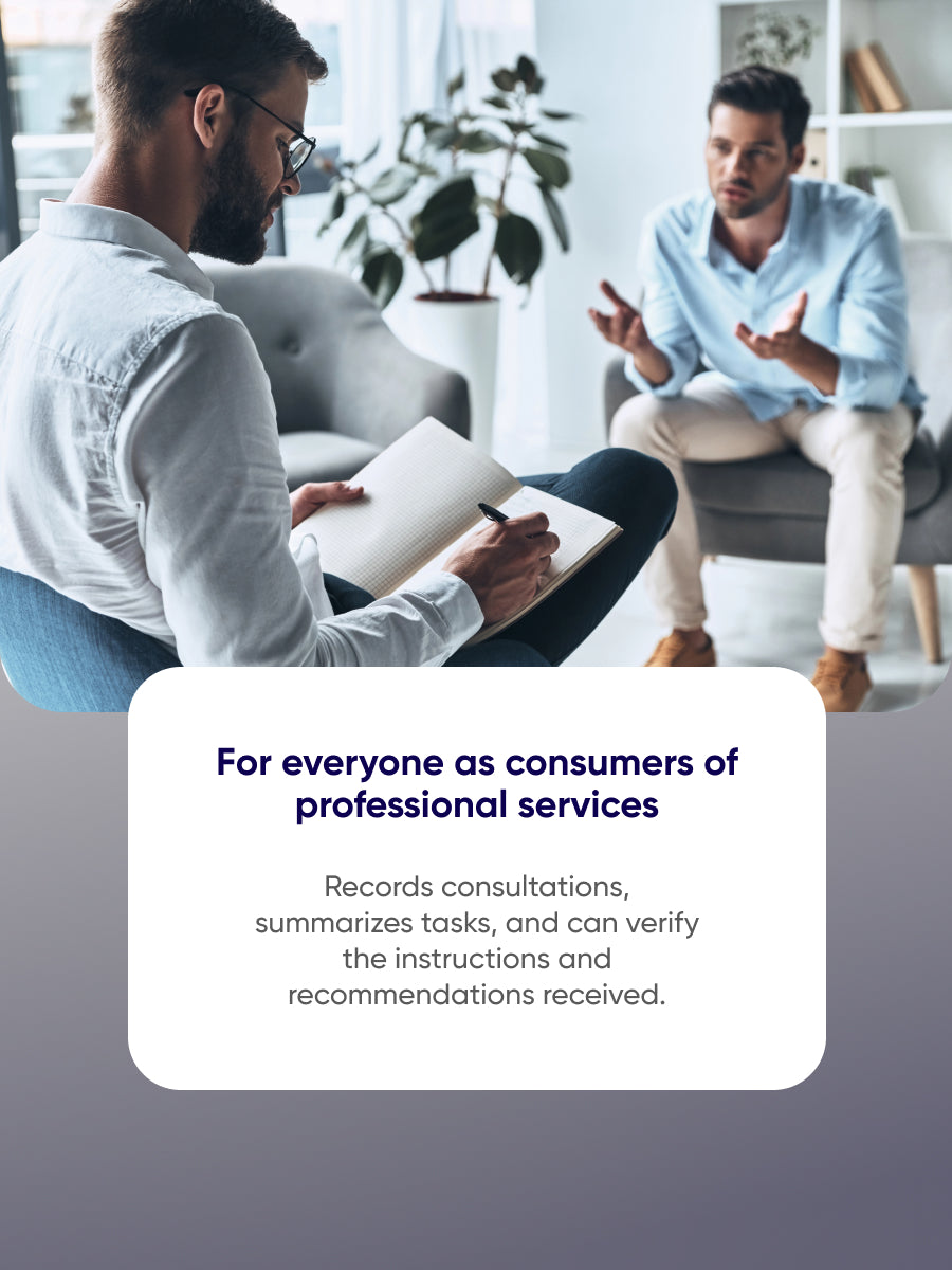 Intelligent voice recorder TicNote with AI agent, ChatGPT, Gemini, Claude and Grok