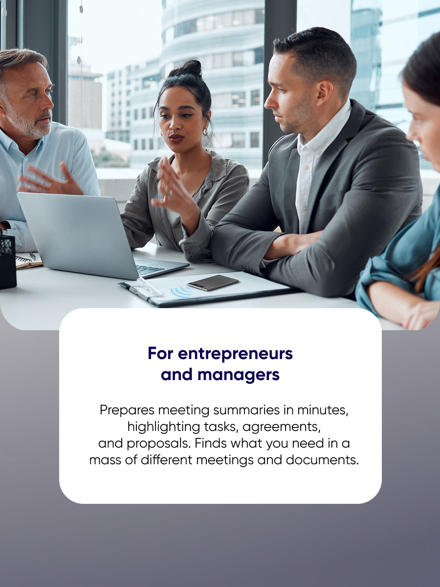 Intelligent voice recorder TicNote with AI agent, ChatGPT, Gemini, Claude and Grok