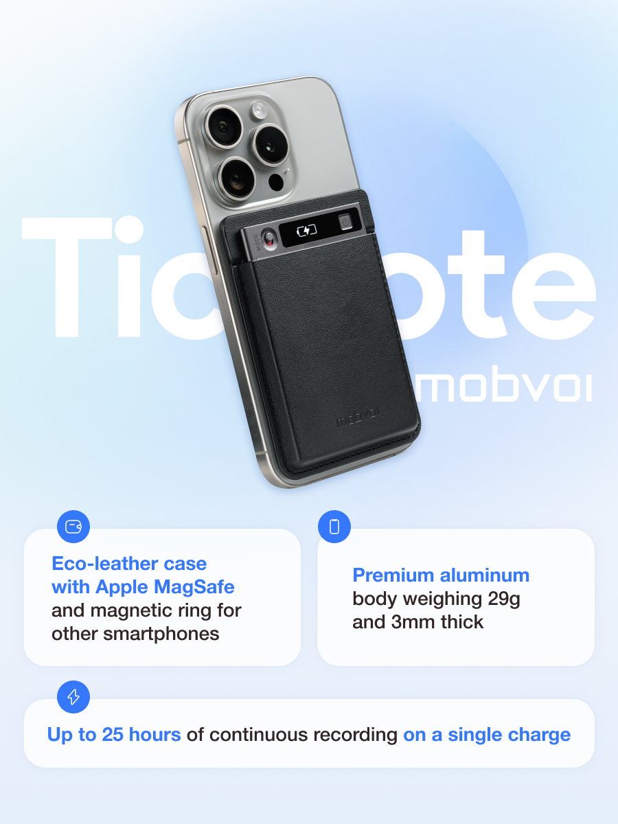 TicNote: First Agentic AI Note-taker with ChatGPT, Gemini, Claude, Grok and more, real-time translation, 400+ hours of recording