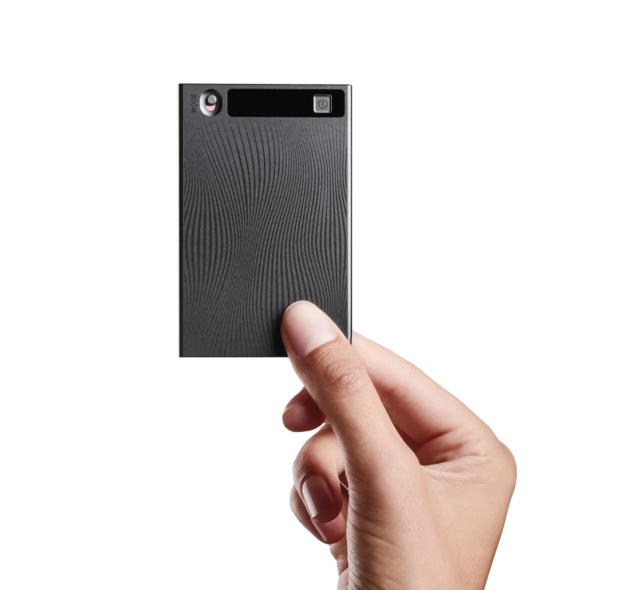 TicNote Card held in one hand